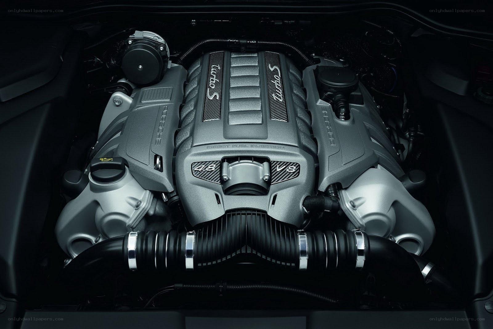 Porsche engine bay