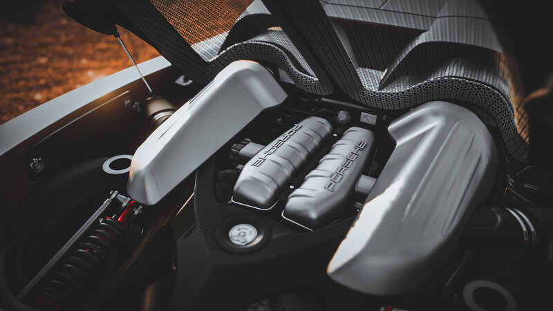 Porsche Engine Bay — Black