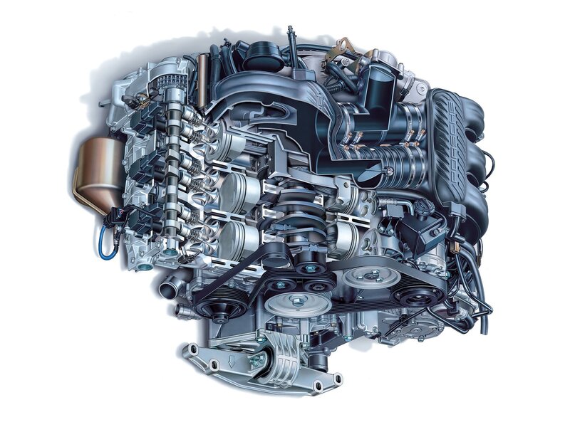 Porsche Engine Cutaway