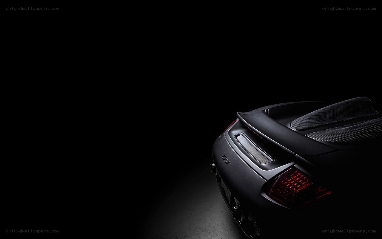 Porsche GT rear view