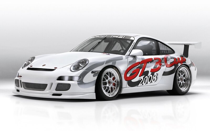 Porsche GT3 Cup race car