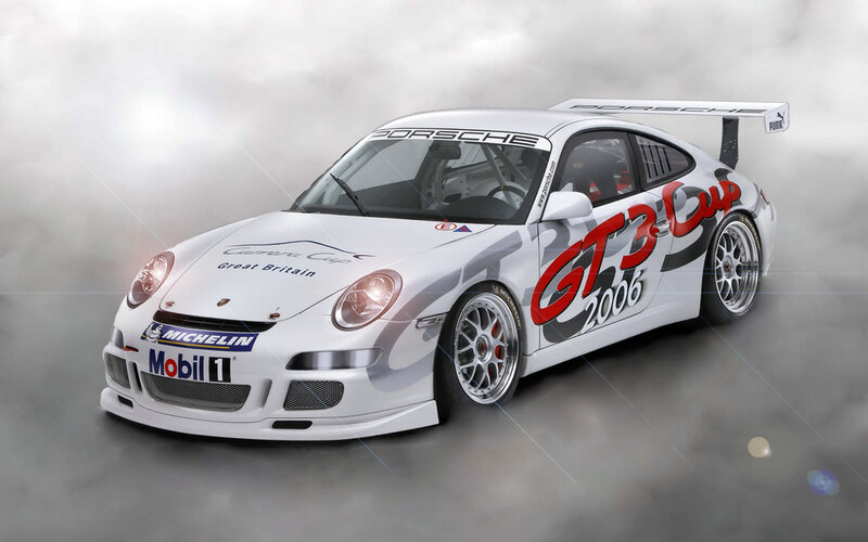 Porsche GT3 Cup race car