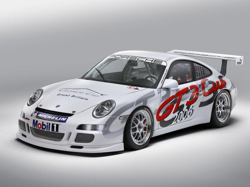 Porsche GT3 Cup race car
