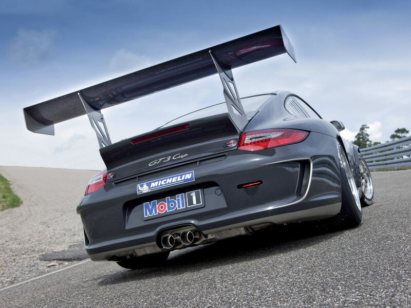 Porsche GT3 Cup race car