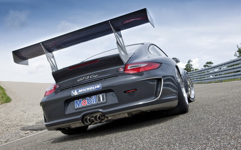 Porsche GT3 Cup race car