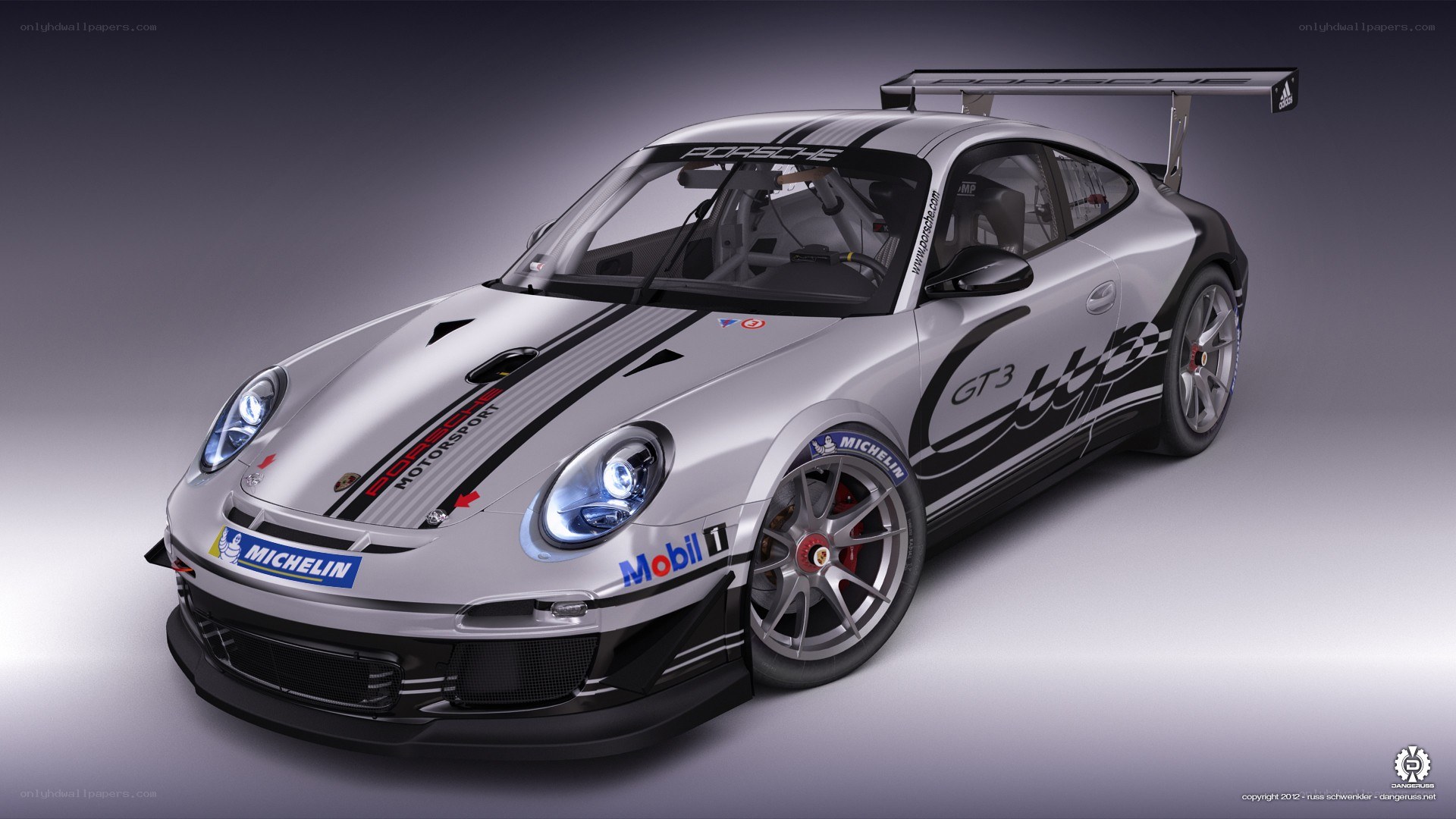 Porsche GT3 race car
