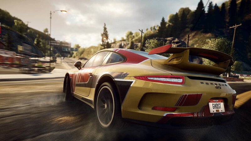 Porsche GT3 Race Car — Gold