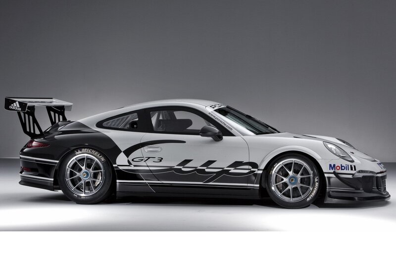 Porsche GT3 Race Car — White