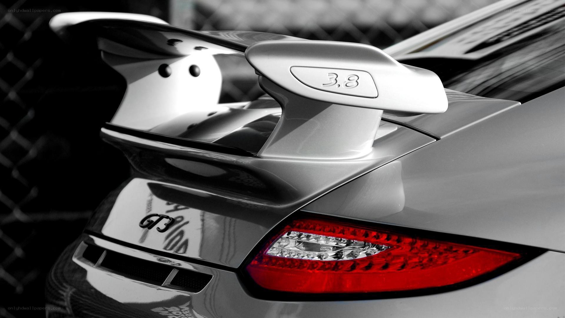 Porsche GT3 rear wing