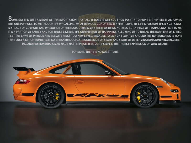 Porsche GT3 RS car