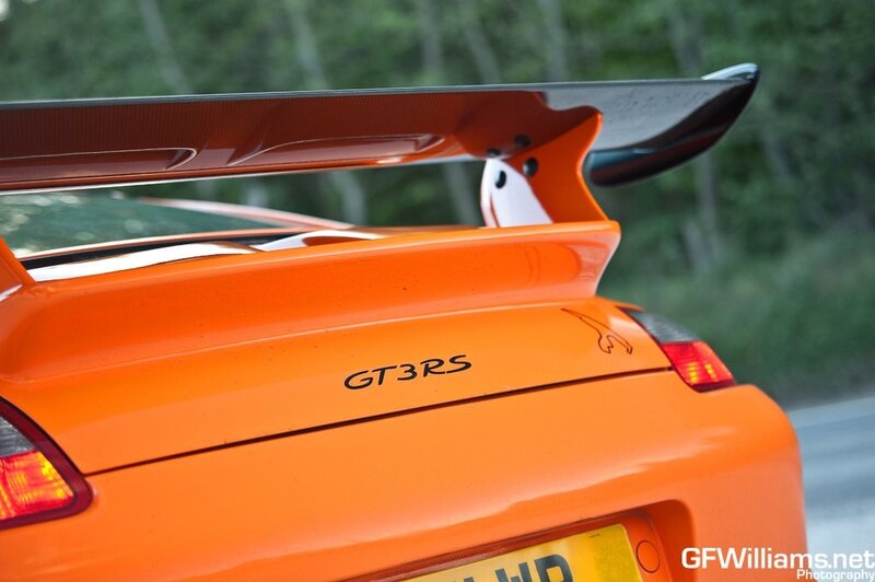 Porsche GT3 RS rear view