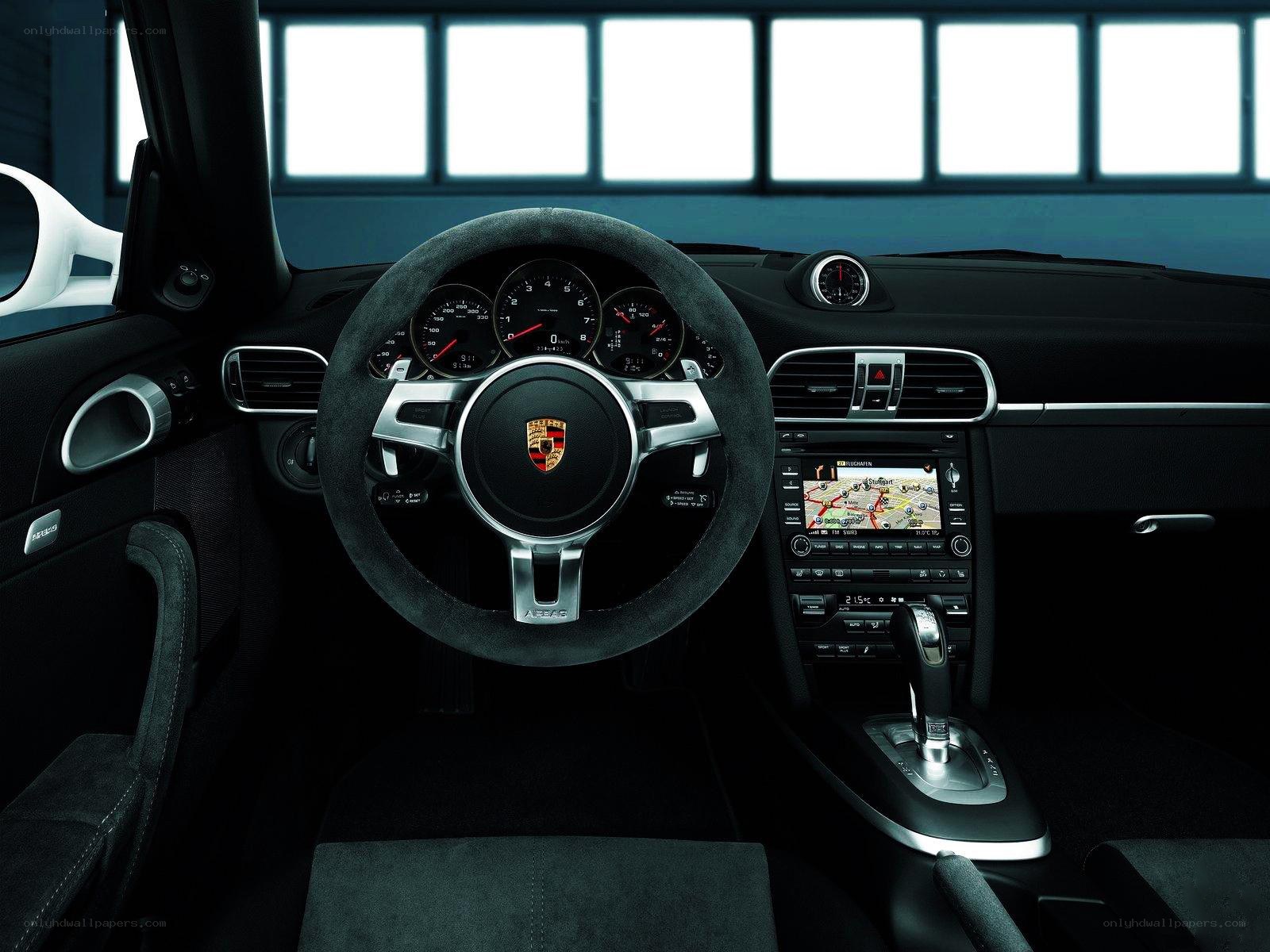 Porsche interior dashboard