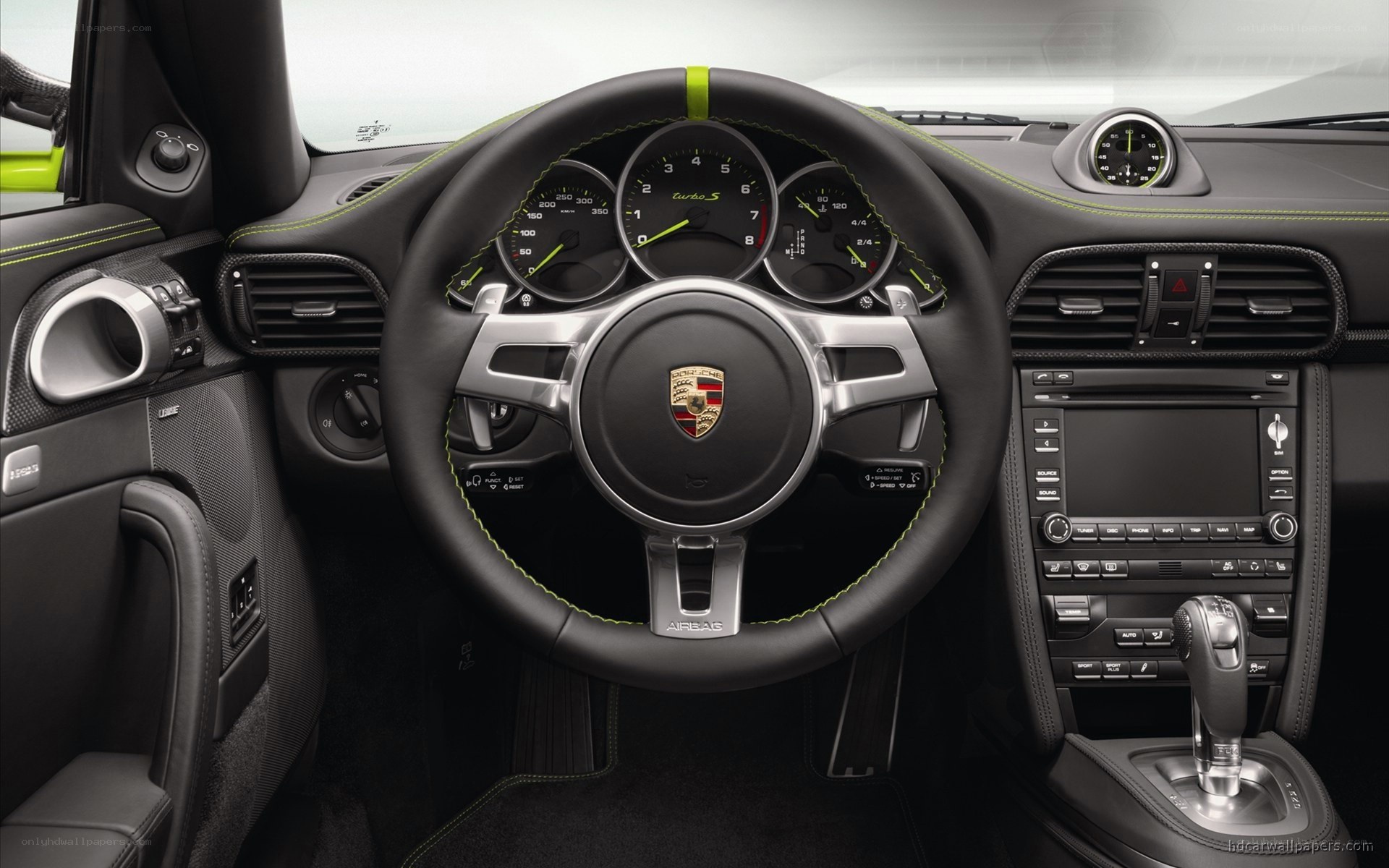 Porsche interior dashboard