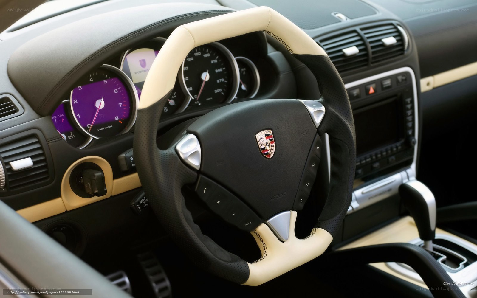 Porsche interior dashboard