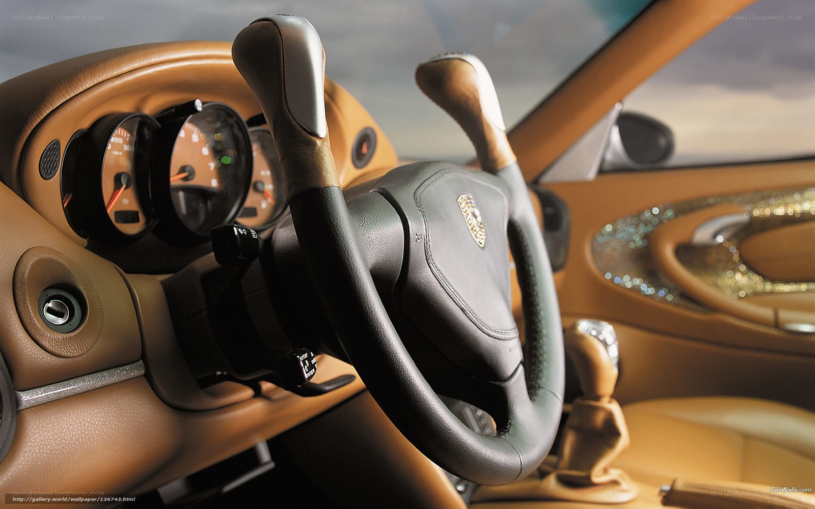 Porsche interior dashboard
