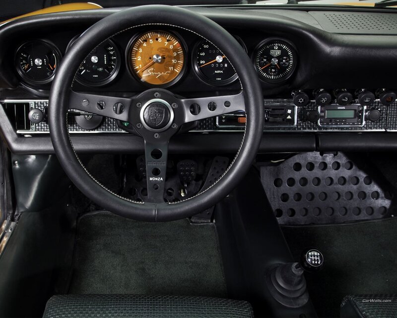 Porsche interior dashboard