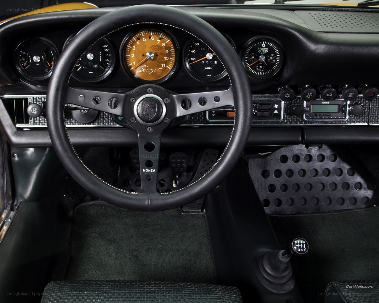 Porsche interior dashboard