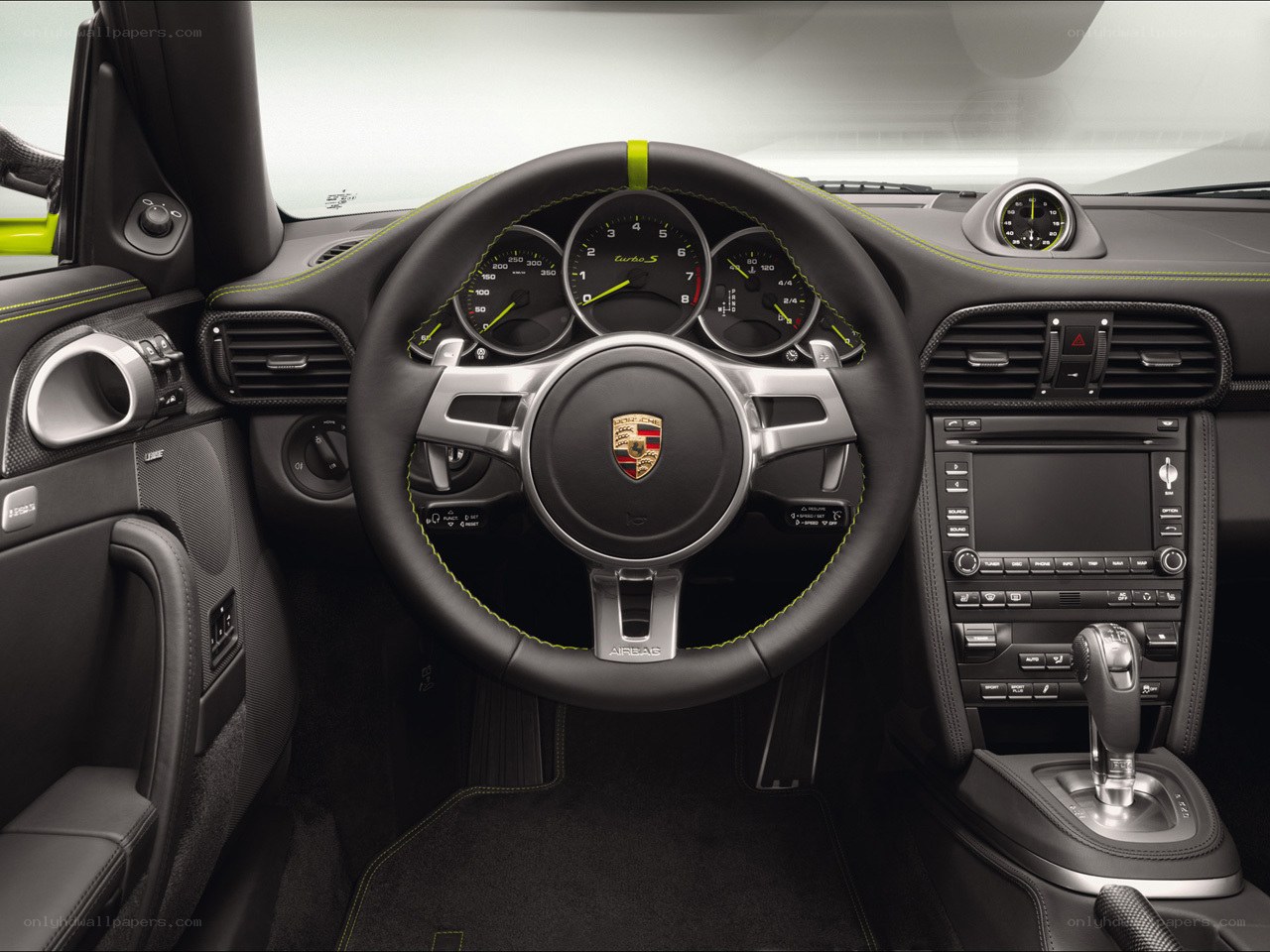 Porsche interior dashboard