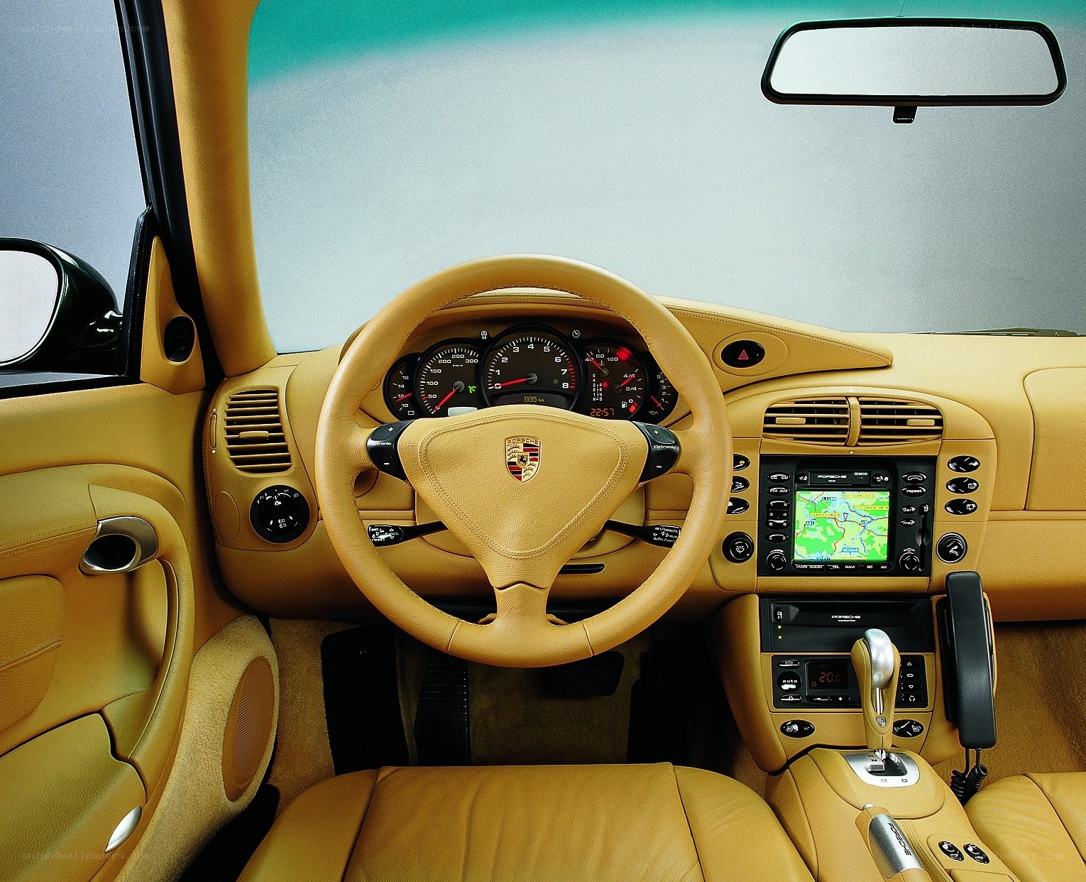 Porsche interior dashboard