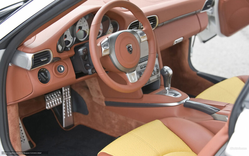 Porsche interior dashboard