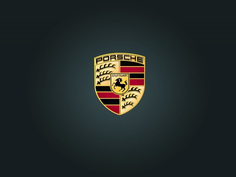 Porsche Logo — Black