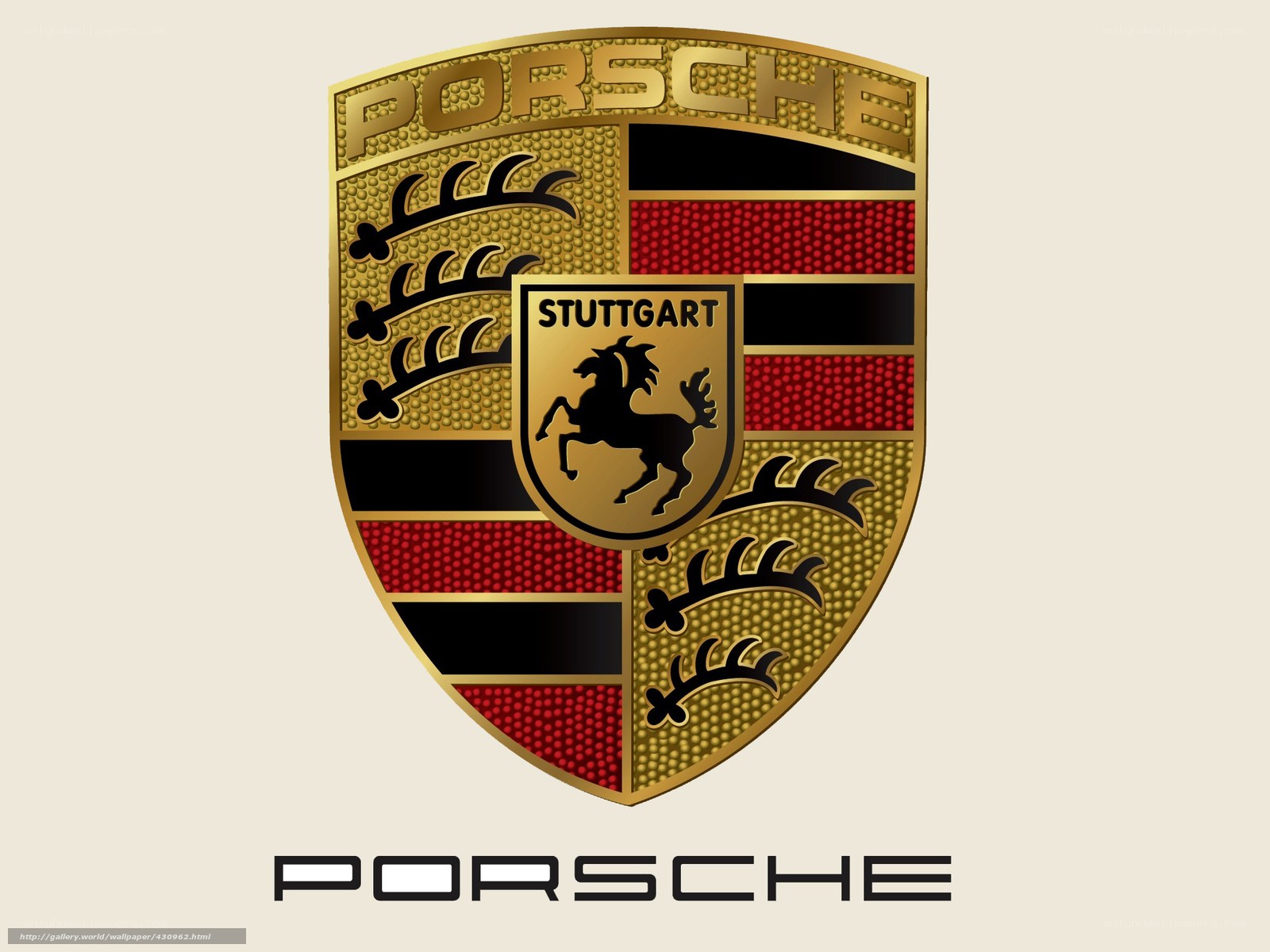 Porsche logo emblem