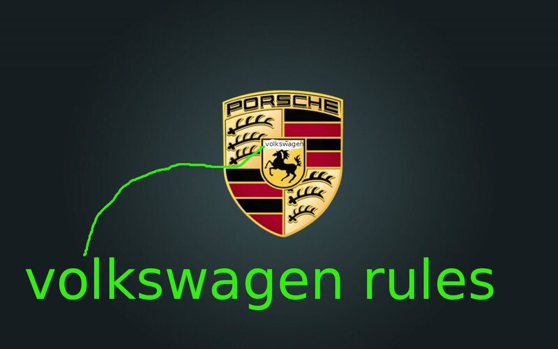 Porsche logo with text