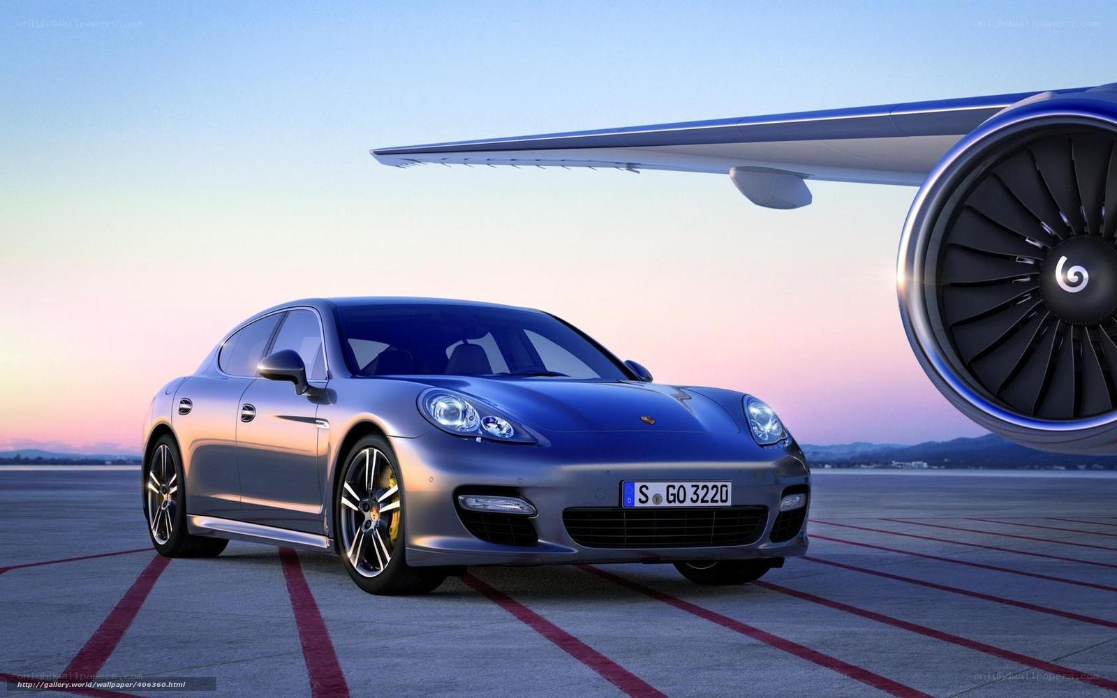 Porsche Panamera on tarmac