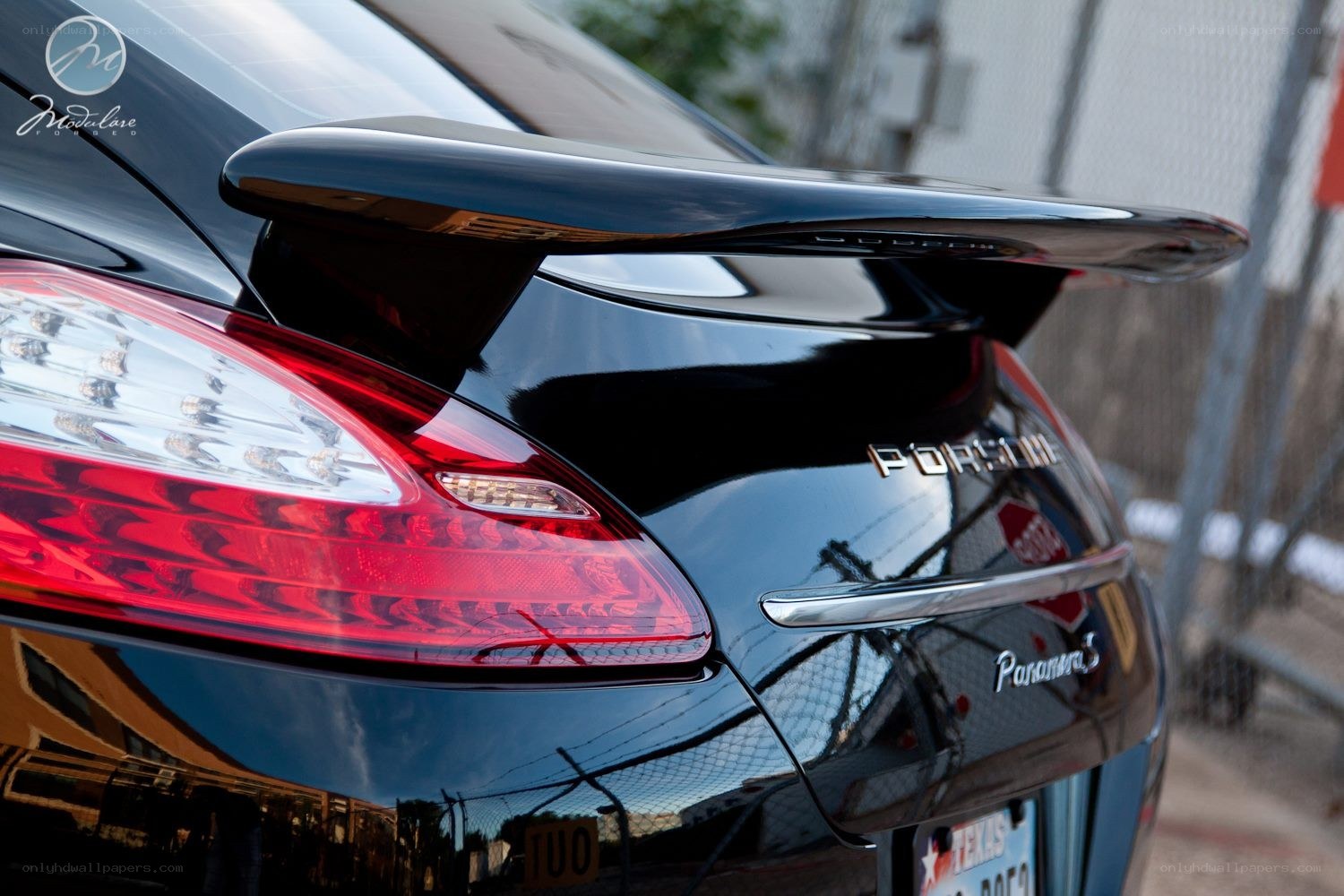 Porsche Panamera rear view