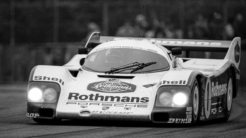Porsche Race Car — Black, Dynamic