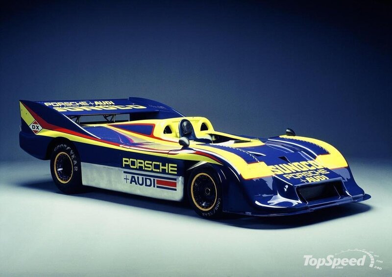 Porsche Race Car — Blue