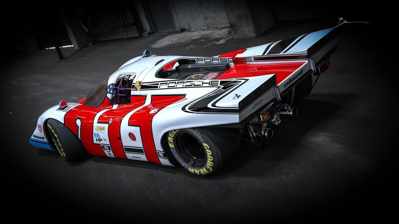 Porsche Race Car — Red