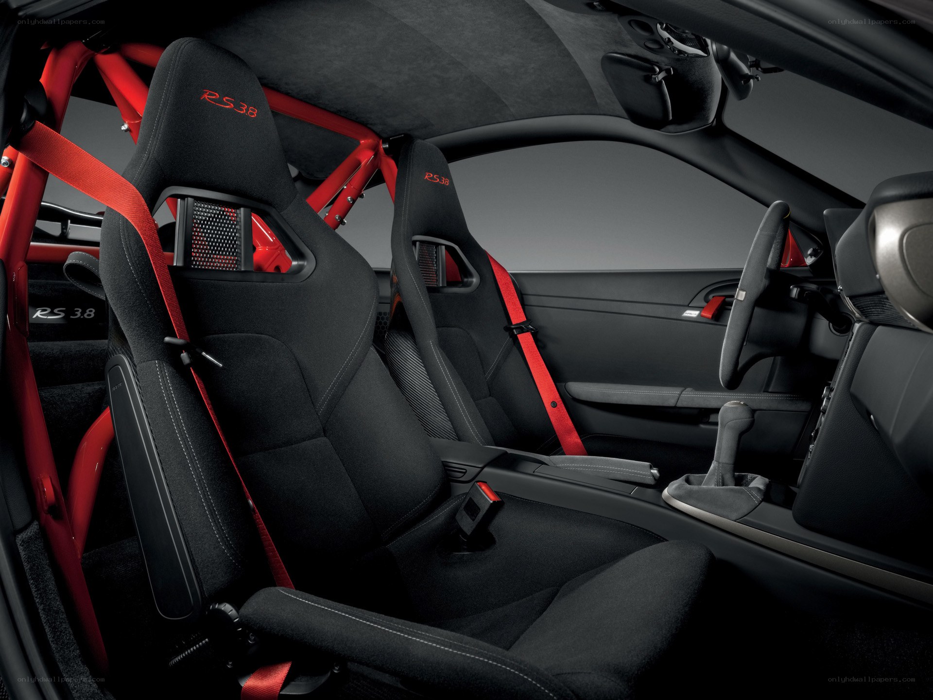 Porsche RS 3.8 interior