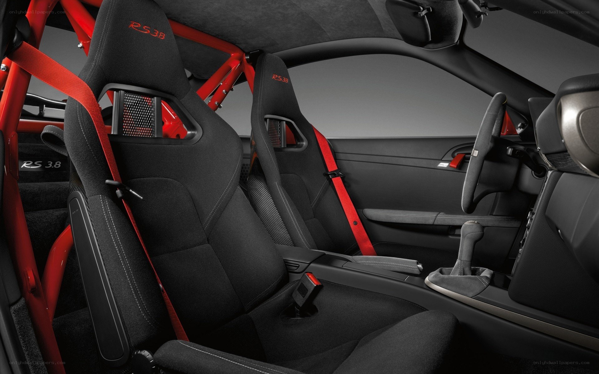 Porsche RS 3.8 interior