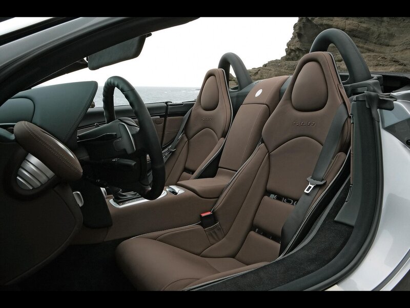 Porsche SLR interior view