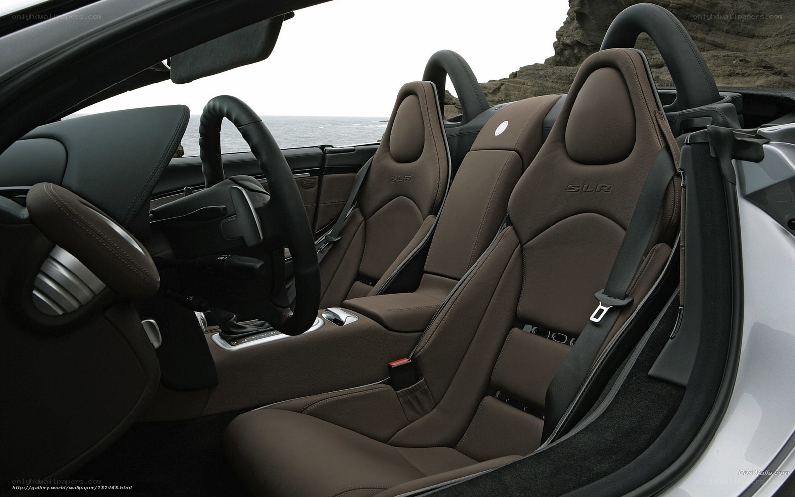 Porsche SLR interior view