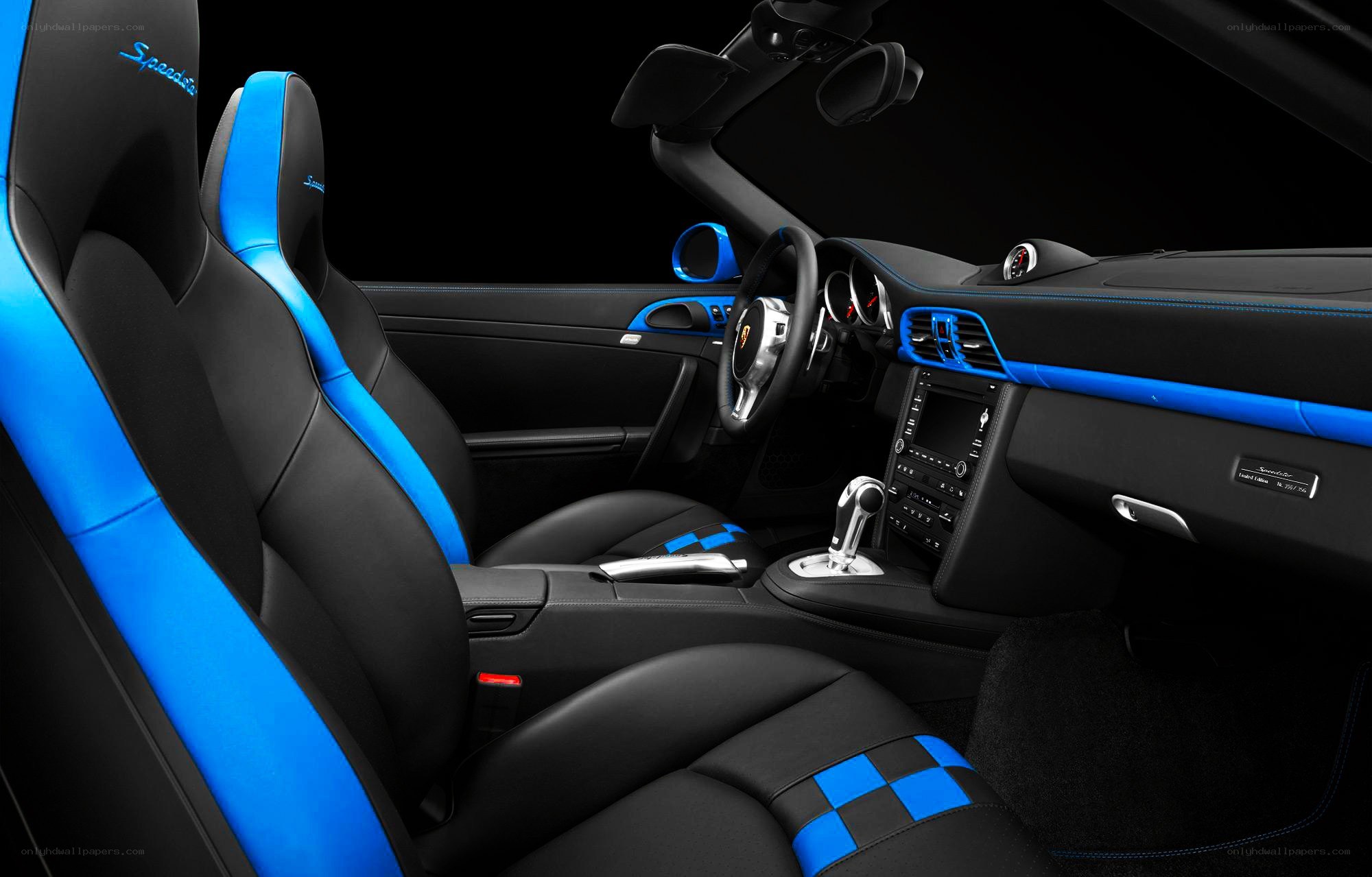 Porsche Speedster interior