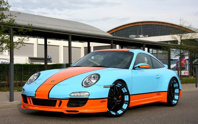 Porsche Sports Car — Blue