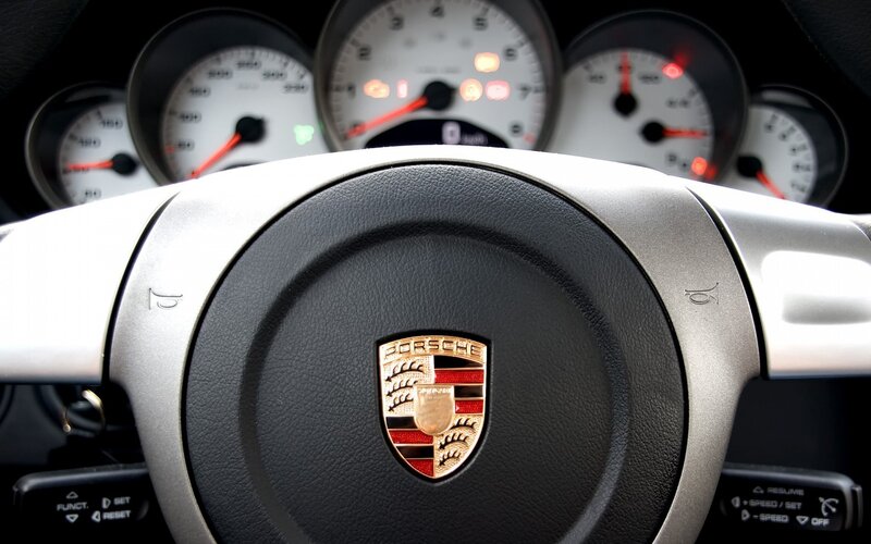 Porsche Steering Wheel — Black, Neutral