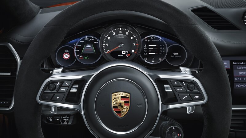 Porsche Steering Wheel — Black