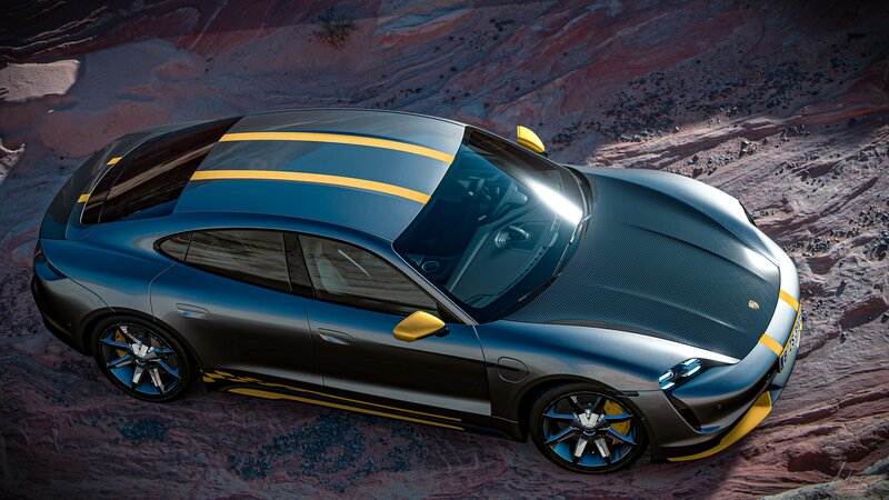 Porsche Taycan Electric Car