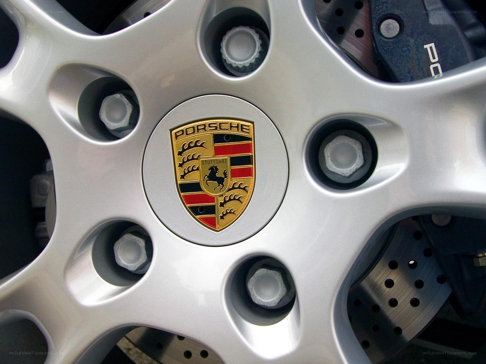 Porsche wheel center cap