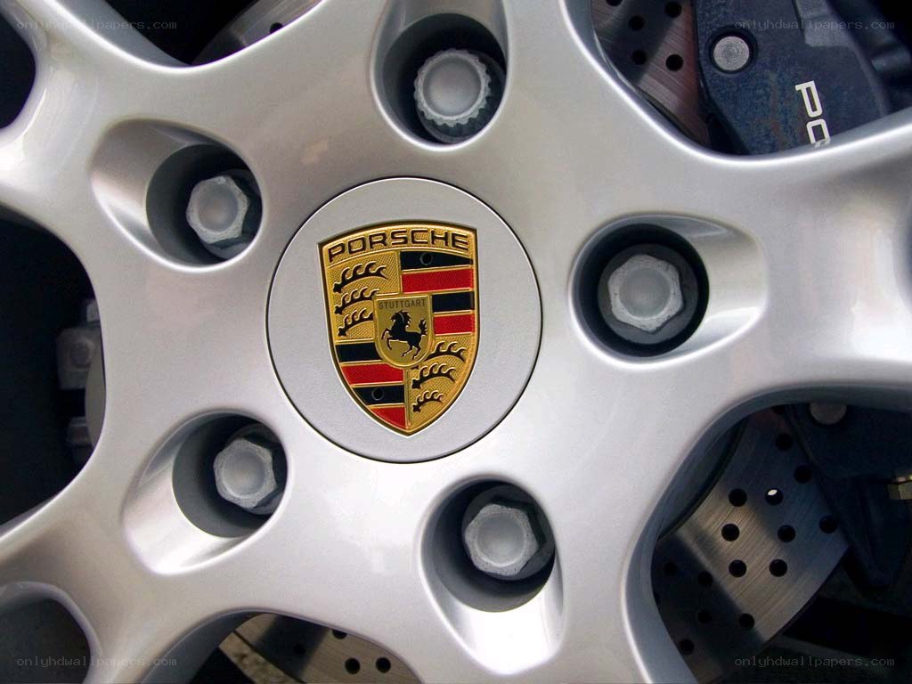 Porsche wheel center cap