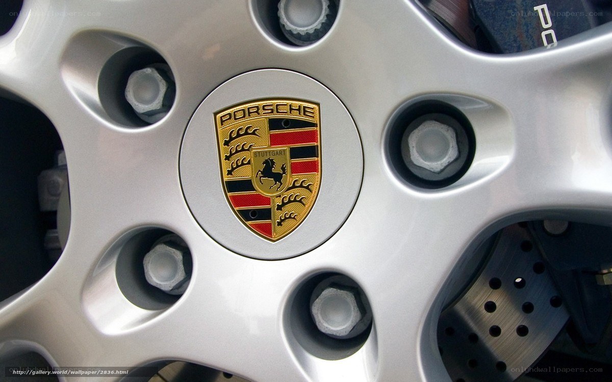 Porsche wheel center cap