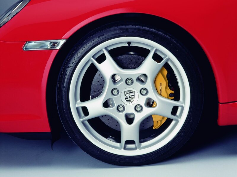 Porsche wheel close-up