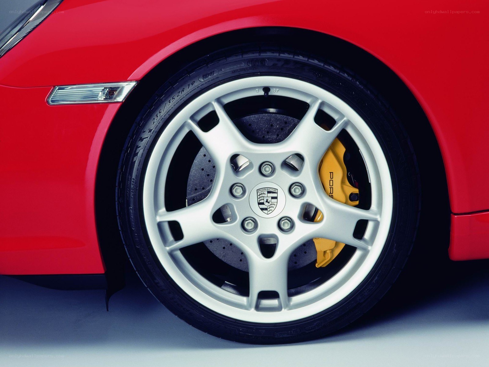 Porsche wheel close-up