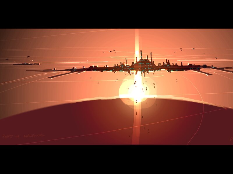 Port of Nalthor at sunset