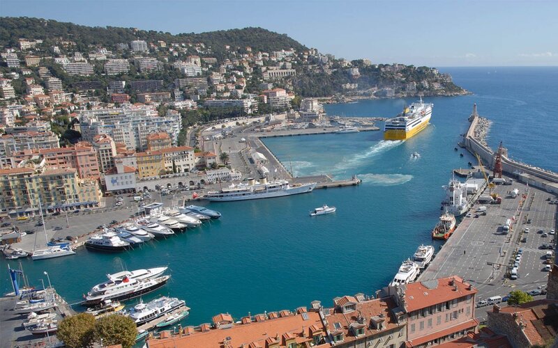 Port of Nice harbor view