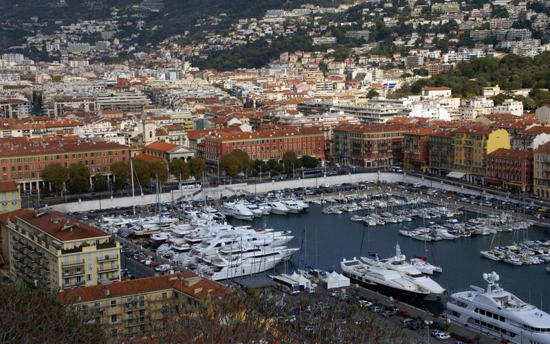 Port of Nice harbor view