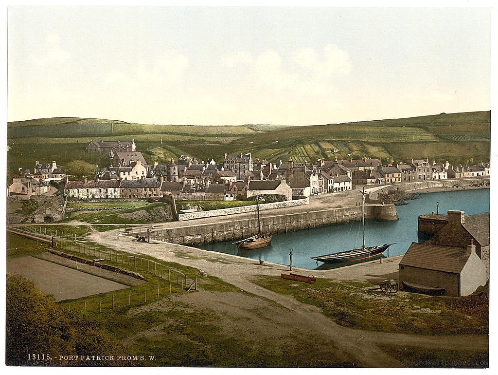 Port Patrick from the southwest